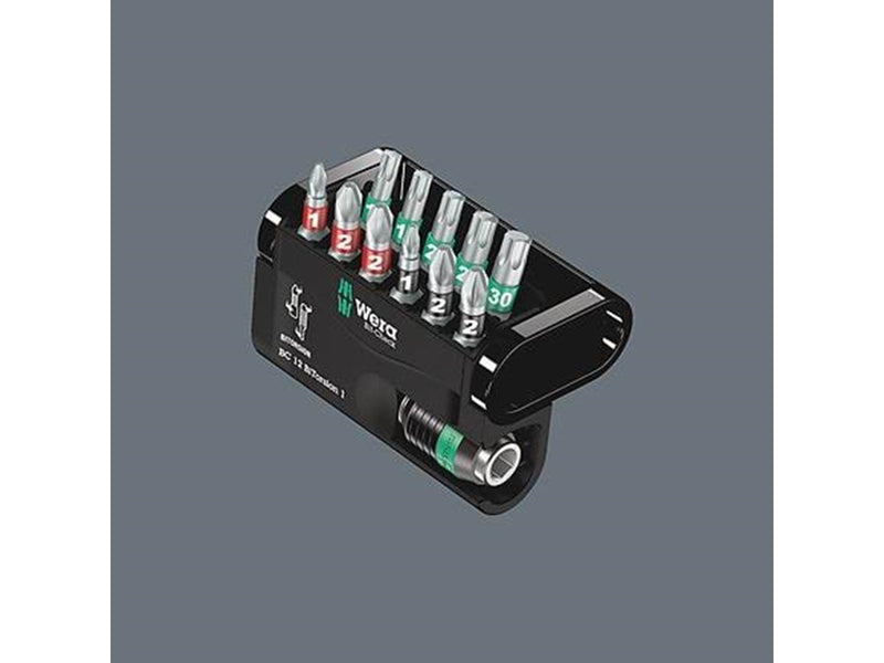 Wera Bit-Check 12 BiTorsion 1 SB 12 pieces