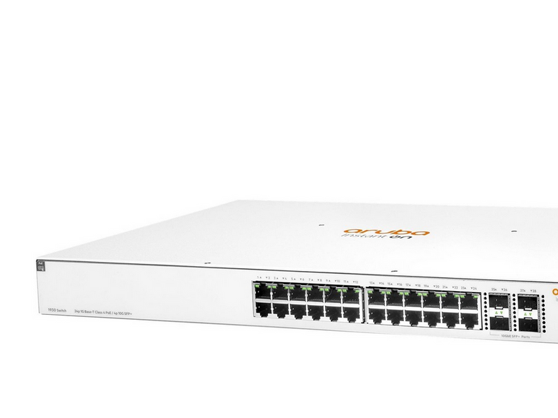 Hewlett Packard Enterprise Aruba Instant On 1930 24G Class4 PoE 4SFP/SFP+ 195W Switch