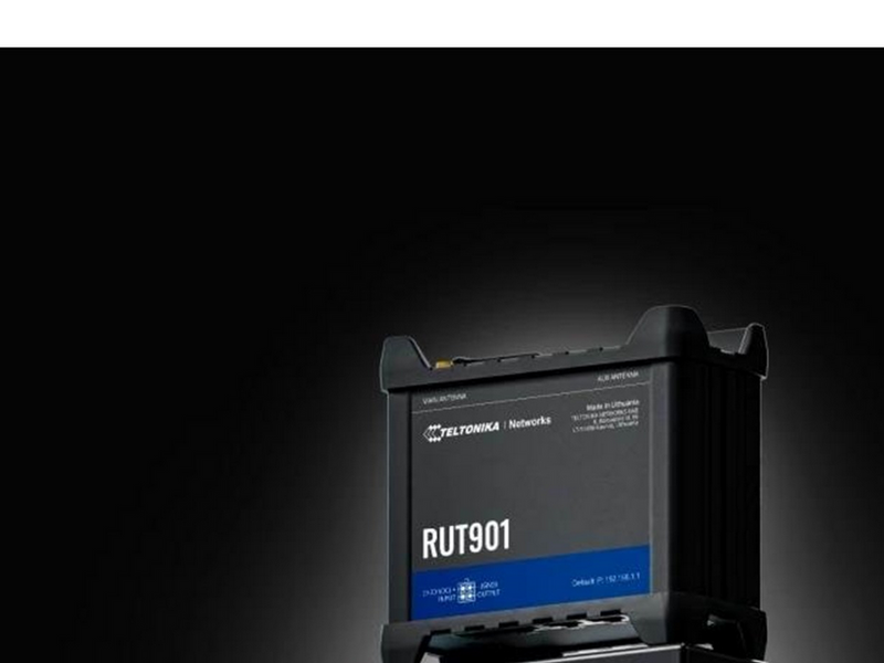 Teltonika RUT901 - wireless router - Wi-Fi LTE - DIN rail mountable - Wireless router LTE