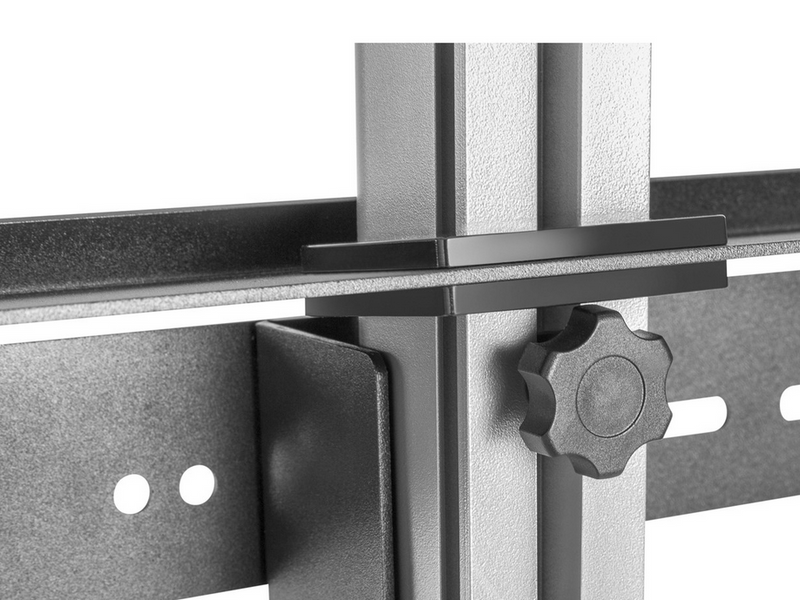 Deltaco Floor-to-ceiling mount for most 37” to 70” TVs and screens - Max 30 kg - recommended for 70"