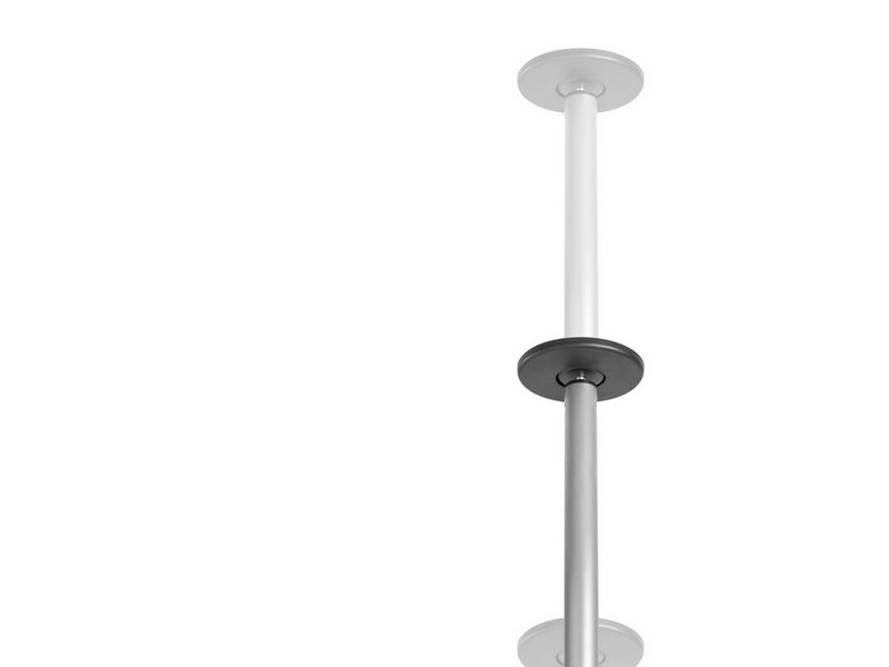 Deltaco Floor-to-ceiling mount for most 37” to 70” TVs and screens - Max 30 kg - recommended for 70"