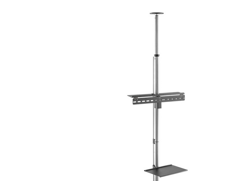 Deltaco Floor-to-ceiling mount for most 37” to 70” TVs and screens - Max 30 kg - recommended for 70"