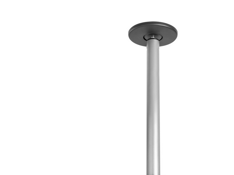 Deltaco Floor-to-ceiling mount for most 37” to 70” TVs and screens - Max 30 kg - recommended for 70"