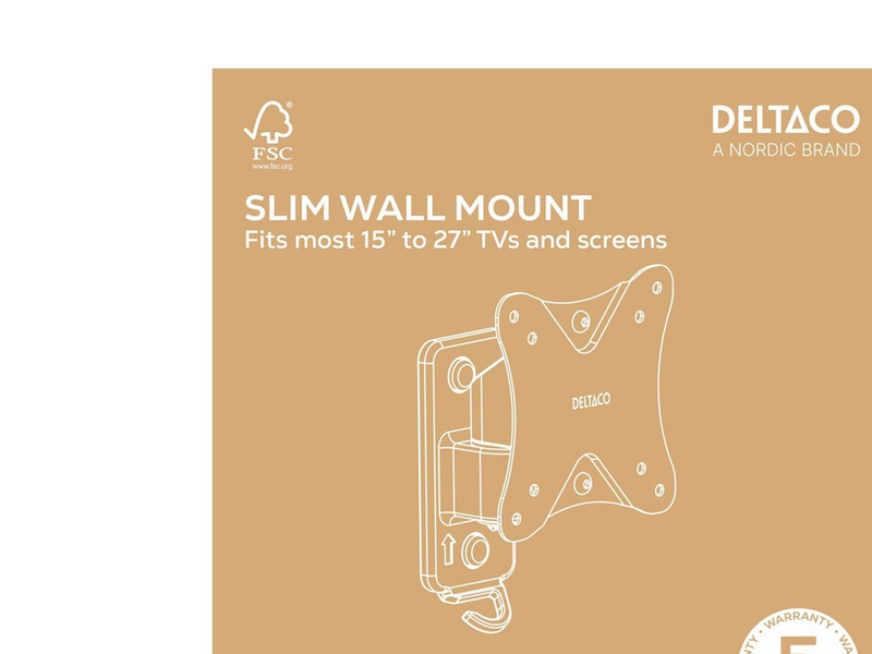 Deltaco OFFICE Modular Full-Motion TV Wall Mount