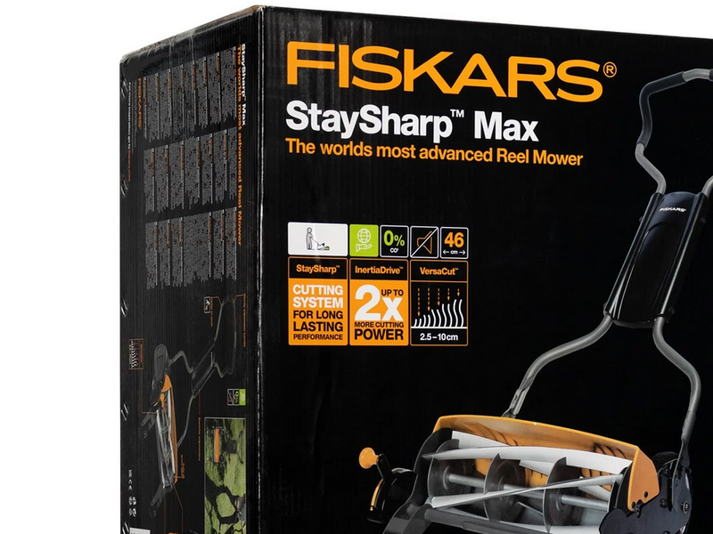 Fiskars Spindelmäher StaySharp Max
