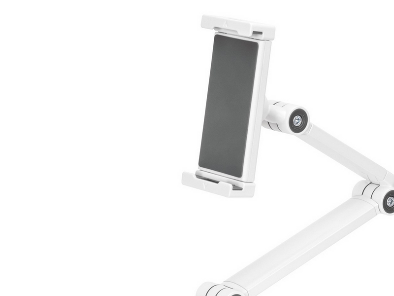 Deltaco Universal tablet desk stand with adjustable arm 4.7 to 12.9” tablets iPad and phones