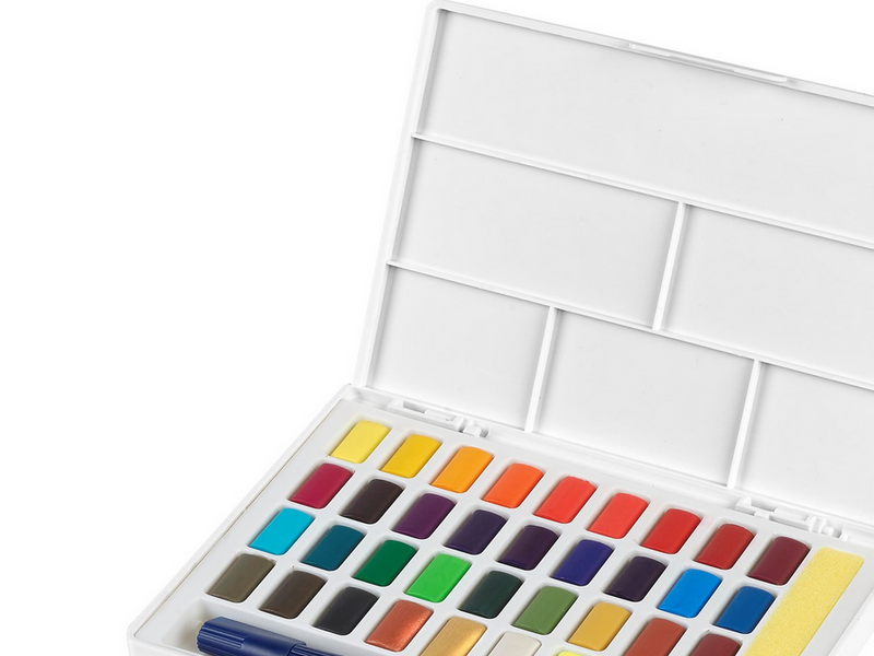 Faber-Castell Aquarellfarben in Näpfchen 36er Etui