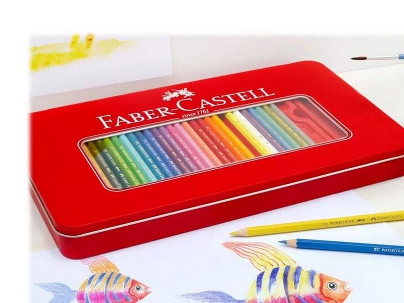 Faber-Castell Classic - coloured pencil and pencil set - 62 pieces