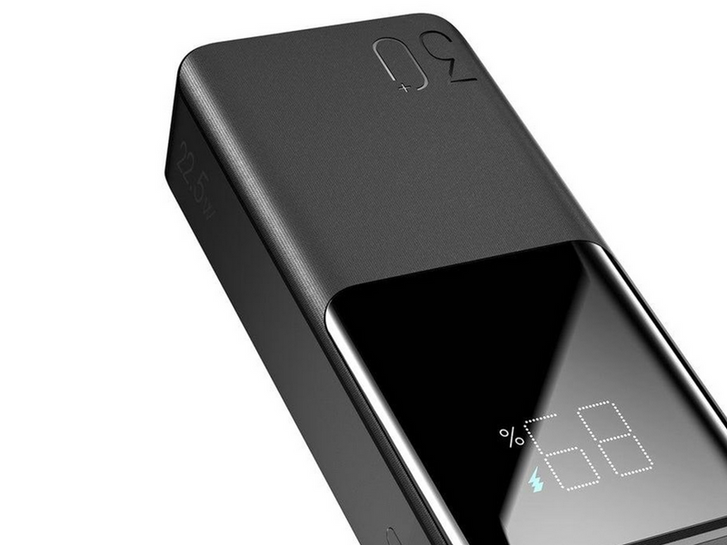 Joyroom Powerbank JR-QP193 30000mAh 22.5W (black) - 30000 mAh