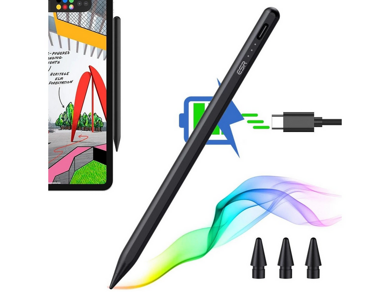 ESR Active stylus Digital Pencil for iPad / Pro / Air / Mini (black)