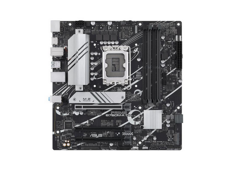 ASUS PRIME B760M-A D4-CSM Mainboard - Intel B760 - Intel LGA1700 - DDR4 RAM - Micro-ATX