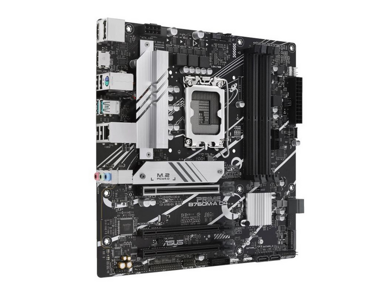 ASUS PRIME B760M-A D4-CSM Mainboard - Intel B760 - Intel LGA1700 - DDR4 RAM - Micro-ATX