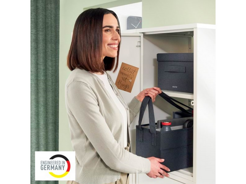 Leitz Hot Desking Tasche aus Stoff, Samtgrau