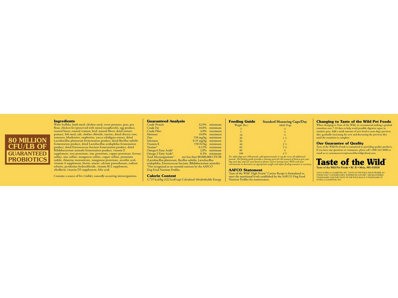 Taste of the wild Roasted Bison & Roasted Venison 12.2 kg