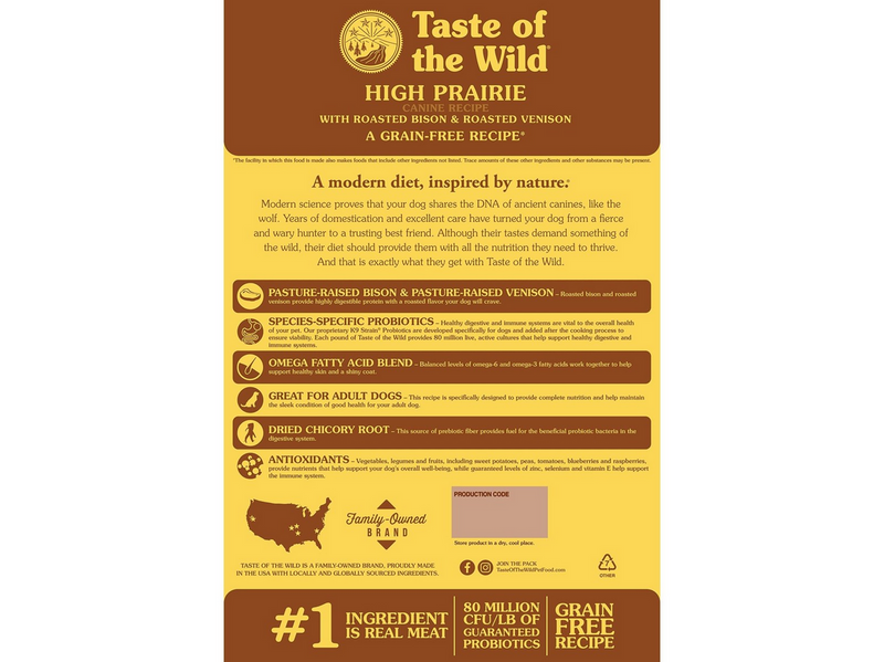 Taste of the wild Roasted Bison & Roasted Venison 12.2 kg