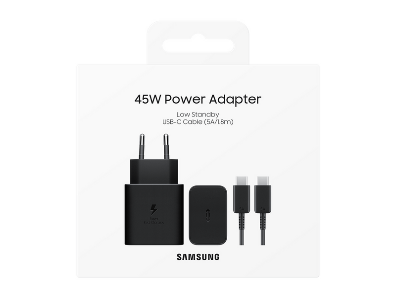 Samsung 45W USB-C Power Adapter (incl. cable) - Black