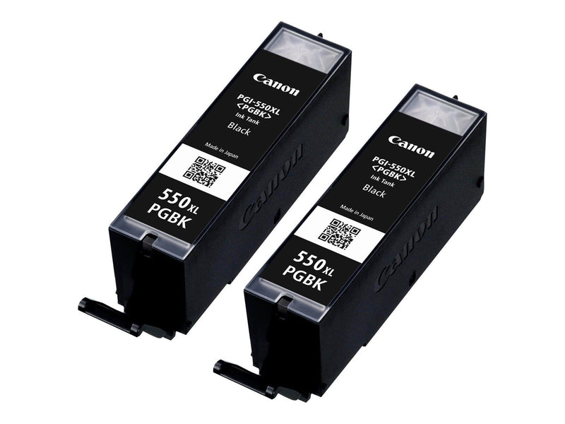 Canon PGI-550XL / 6431B005 High Black Twin Pack - Tintenpatrone Schwarz
