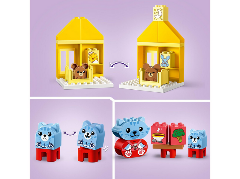LEGO DUPLO 10414 Alltagsroutinen: Essen & Schlafenszeit
