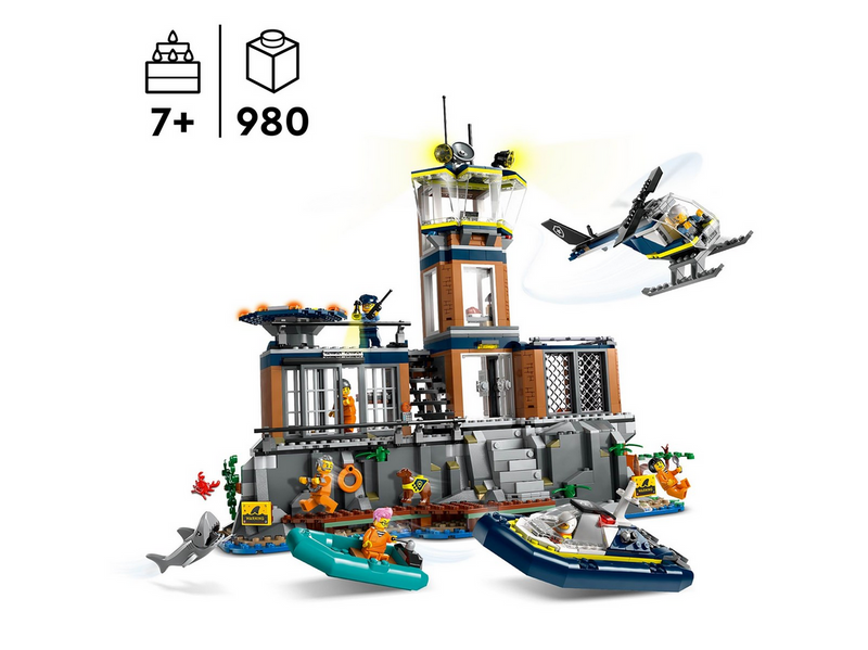 LEGO City 60419 Polizeistation auf der Gefängnisinsel