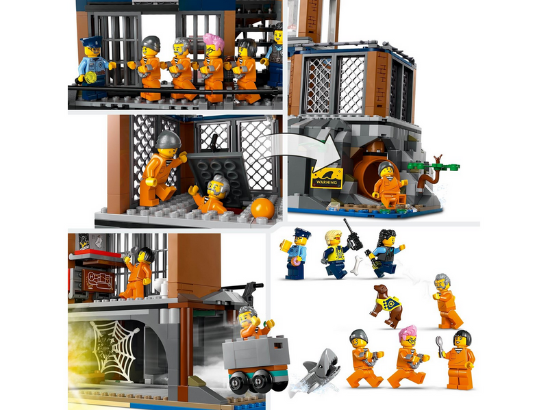 LEGO City 60419 Polizeistation auf der Gefängnisinsel