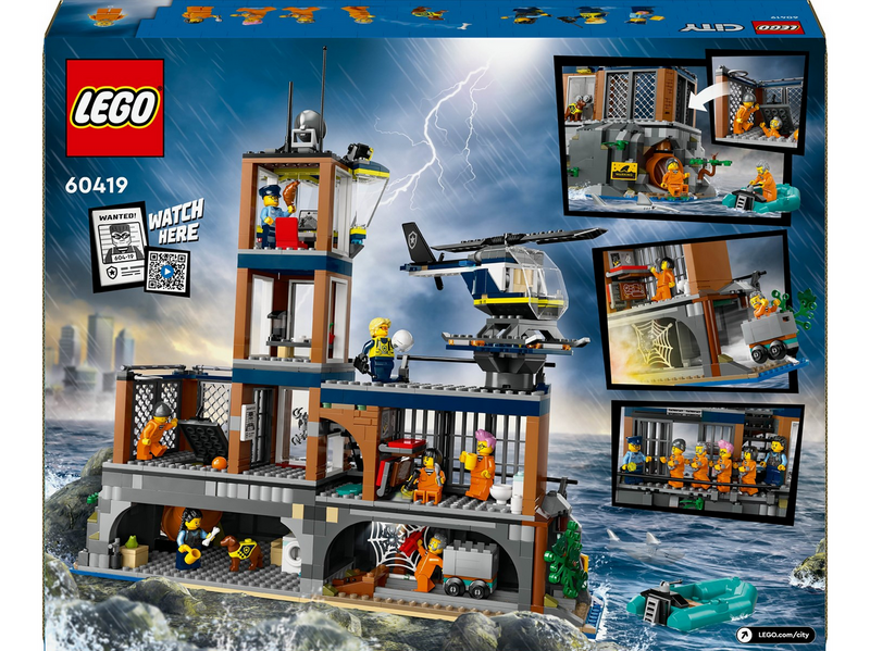 LEGO City 60419 Polizeistation auf der Gefängnisinsel
