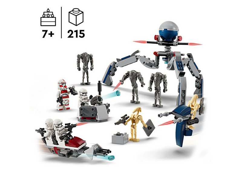 LEGO Star Wars 75372 Clone Trooper™ & Battle Droid™ Battle Pack