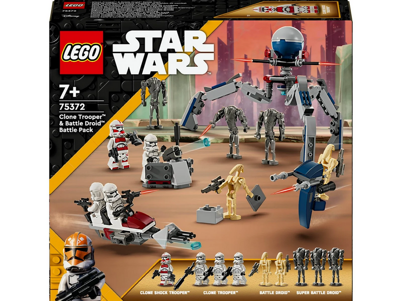 LEGO Star Wars 75372 Clone Trooper™ & Battle Droid™ Battle Pack