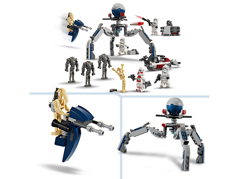 LEGO Star Wars 75372 Clone Trooper™ & Battle Droid™ Battle Pack