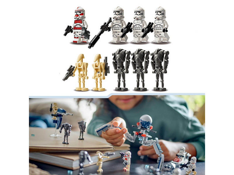 LEGO Star Wars 75372 Clone Trooper™ & Battle Droid™ Battle Pack