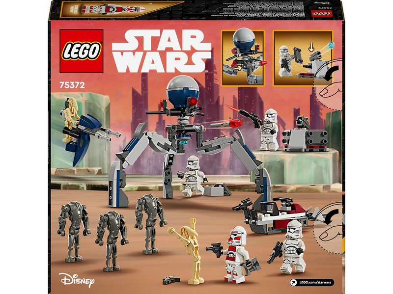 LEGO Star Wars 75372 Clone Trooper™ & Battle Droid™ Battle Pack
