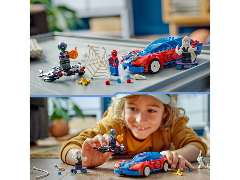 LEGO Super Heroes Marvel 76279 Spider-Mans Rennauto & Venom Green Goblin