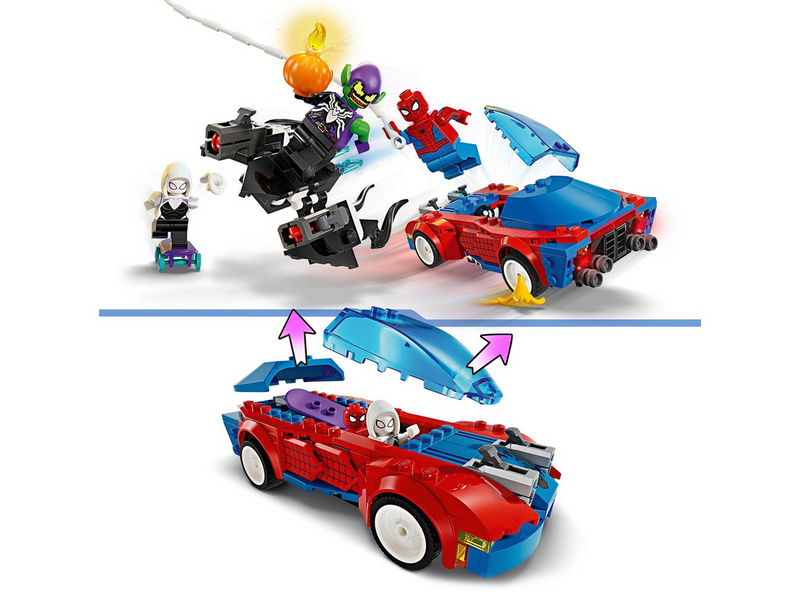 LEGO Super Heroes Marvel 76279 Spider-Mans Rennauto & Venom Green Goblin