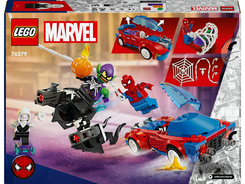 LEGO Super Heroes Marvel 76279 Spider-Mans Rennauto & Venom Green Goblin