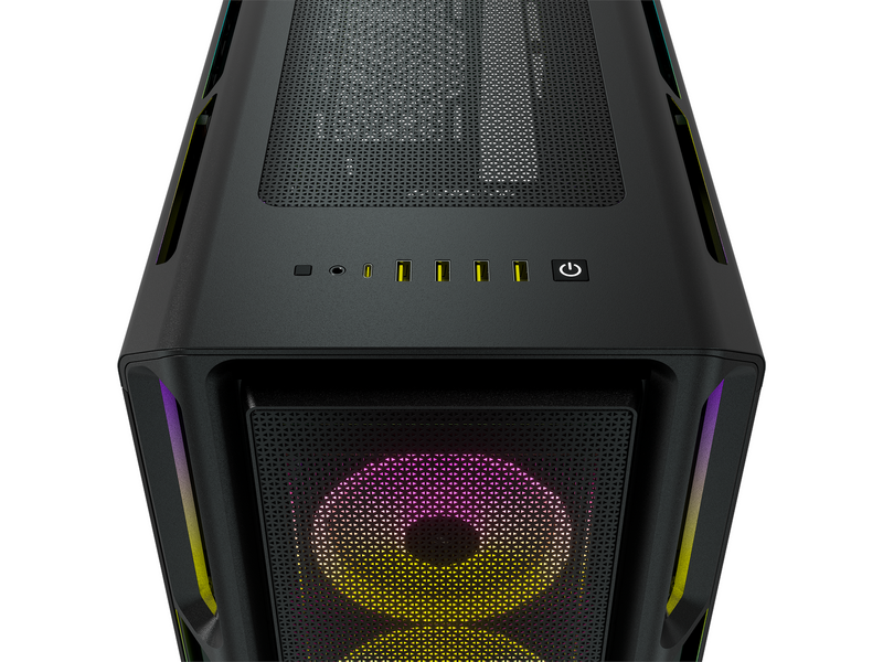 Corsair iCUE 5000T RGB - Black - Gehäuse - Miditower - Schwarz