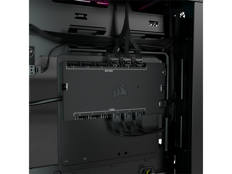 Corsair iCUE 5000T RGB - Black - Gehäuse - Miditower - Schwarz