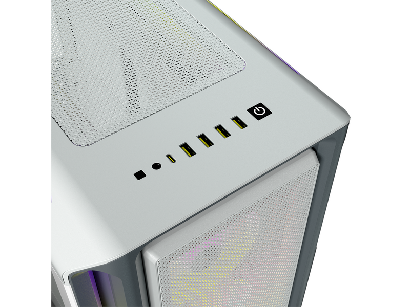 Corsair iCUE 5000T RGB - White - Gehäuse - Miditower - Weiß