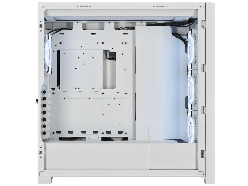 Corsair iCUE 5000X RGB QL Edition - White - Gehäuse - Miditower - Weiß