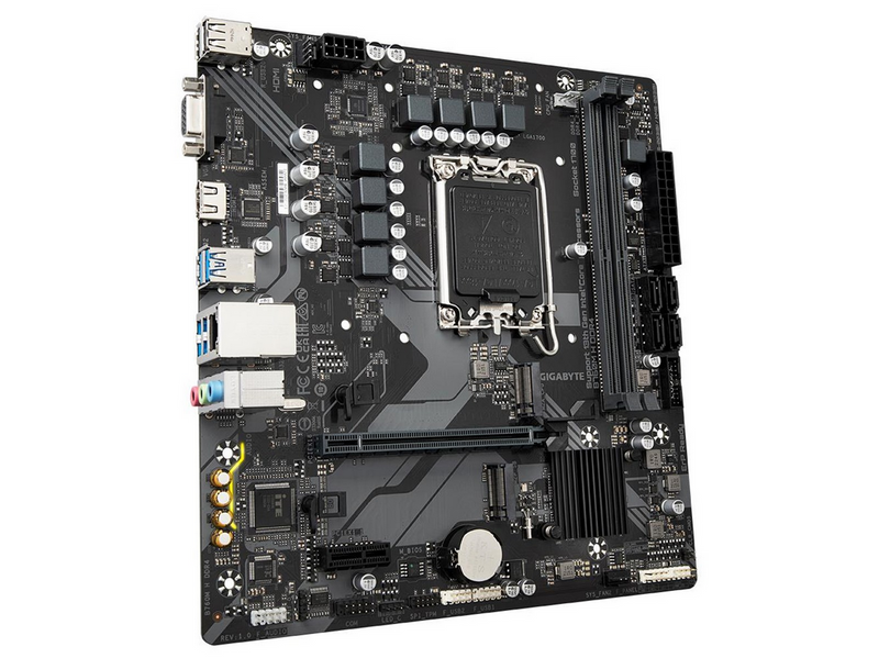 GIGABYTE B760M H DDR4 Mainboard - Intel B760 - Intel LGA1700 - DDR4 RAM - Micro-ATX