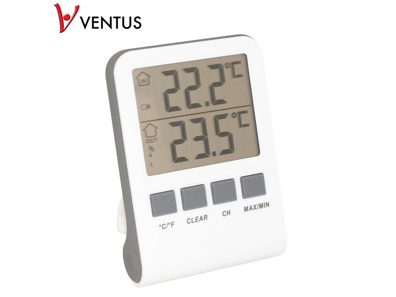 VENTUS Digital indoor/outdoor thermometer WA118