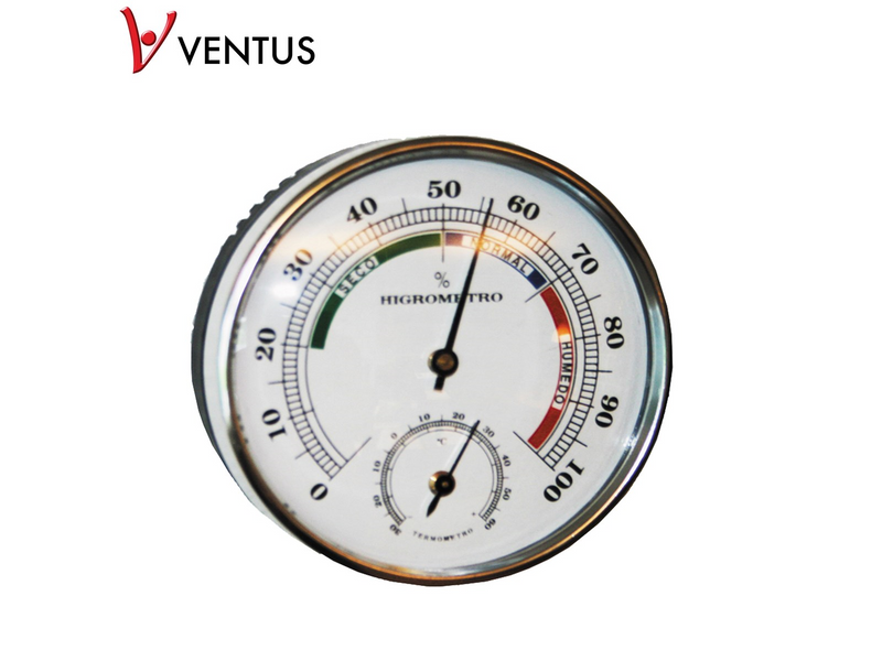 VENTUS Thermo-/hygrometer Ø85 x 25 mm WA085