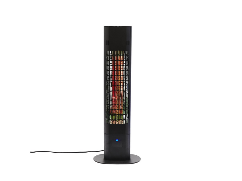 HORTUS Patio heater 1800 W floor model remote control soft touch black