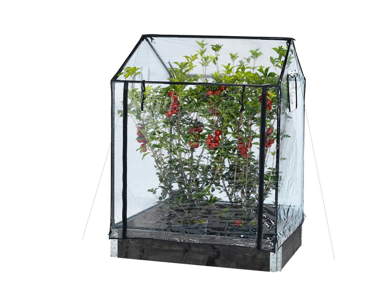 HORTUS Greenhouse tall 110/130 x 115 x 76 cm