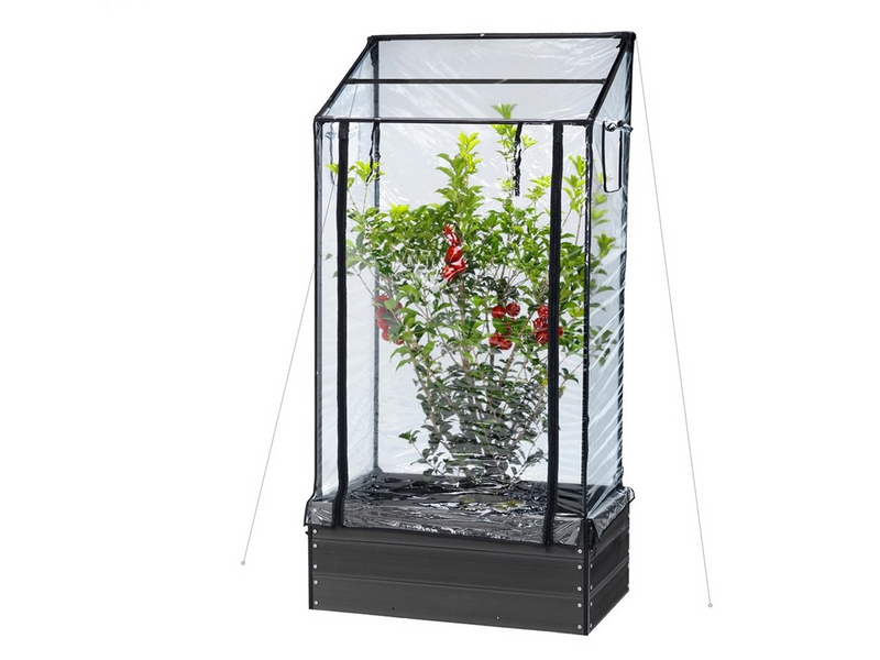HORTUS Greenhouse tall 130/150 x 87 x 47 cm