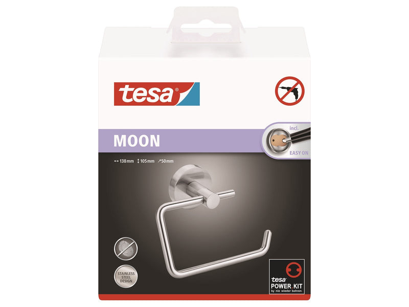 tesa Moon toilet paper holder self-adhesive