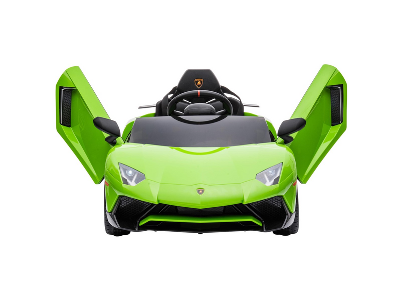 Nordic Play Electric car Lamborghini Aventador 12V lime green Speed