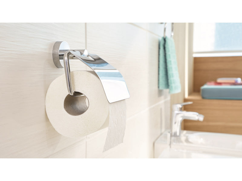 tesa Smooz toilet roll holder with lid self-adhesive