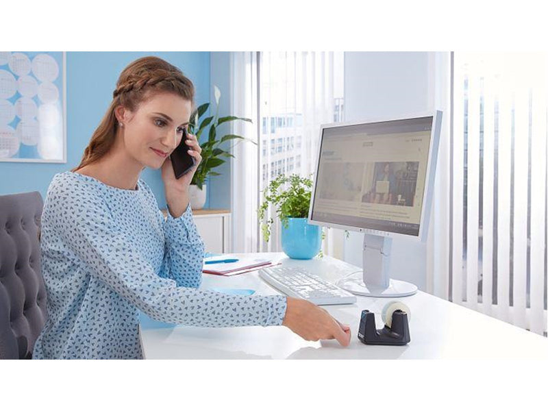 tesa Smart Desk Dispenser with Clear Film