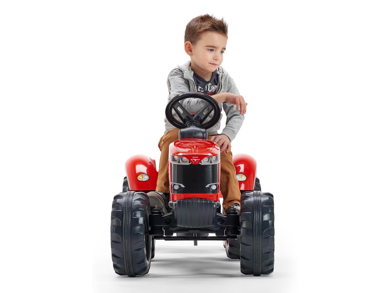 Falk Tractor with trailer Massey Ferguson