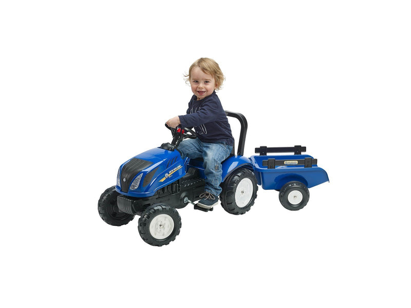 Falk Tractor with trailer New Holland