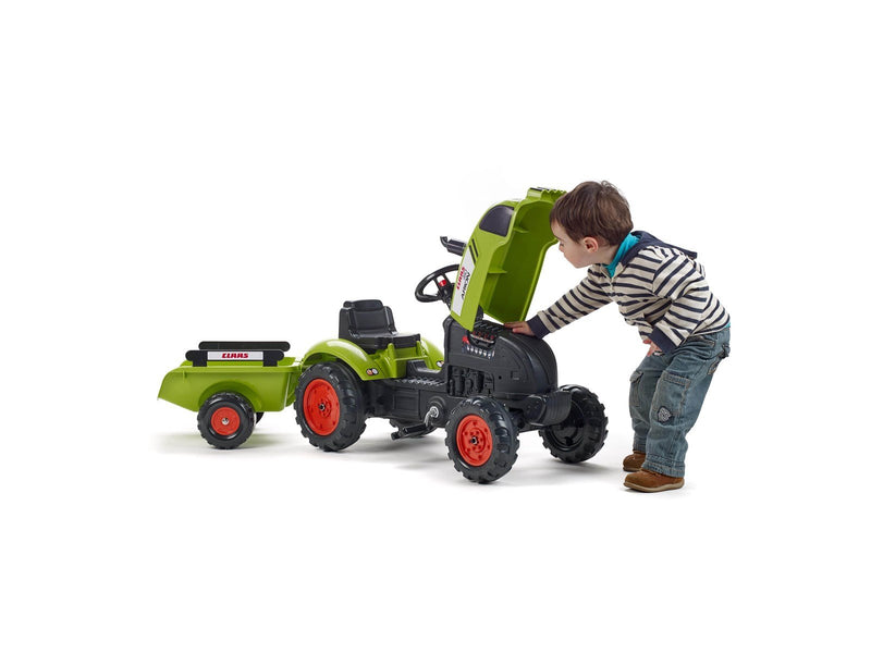 Falk Tractor with trailor Claas